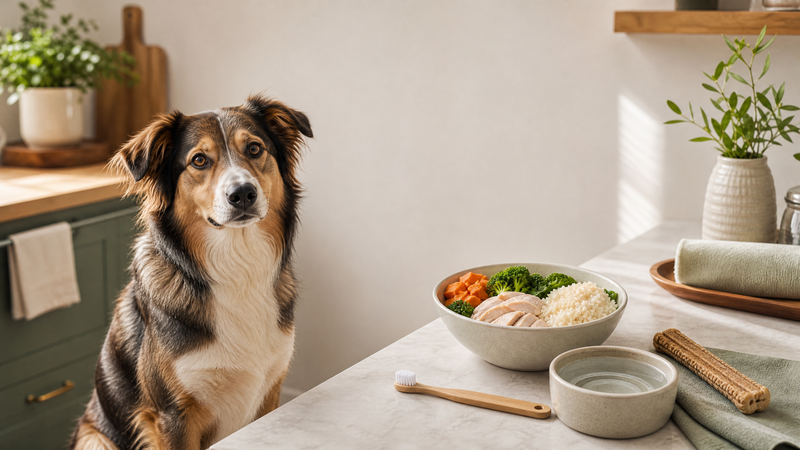 My Dog Has Bad Breath: Is It Normal, or Is Their Mouth Trying to Tell Me Something? | Mylo Pets dog nutrition blog hero image