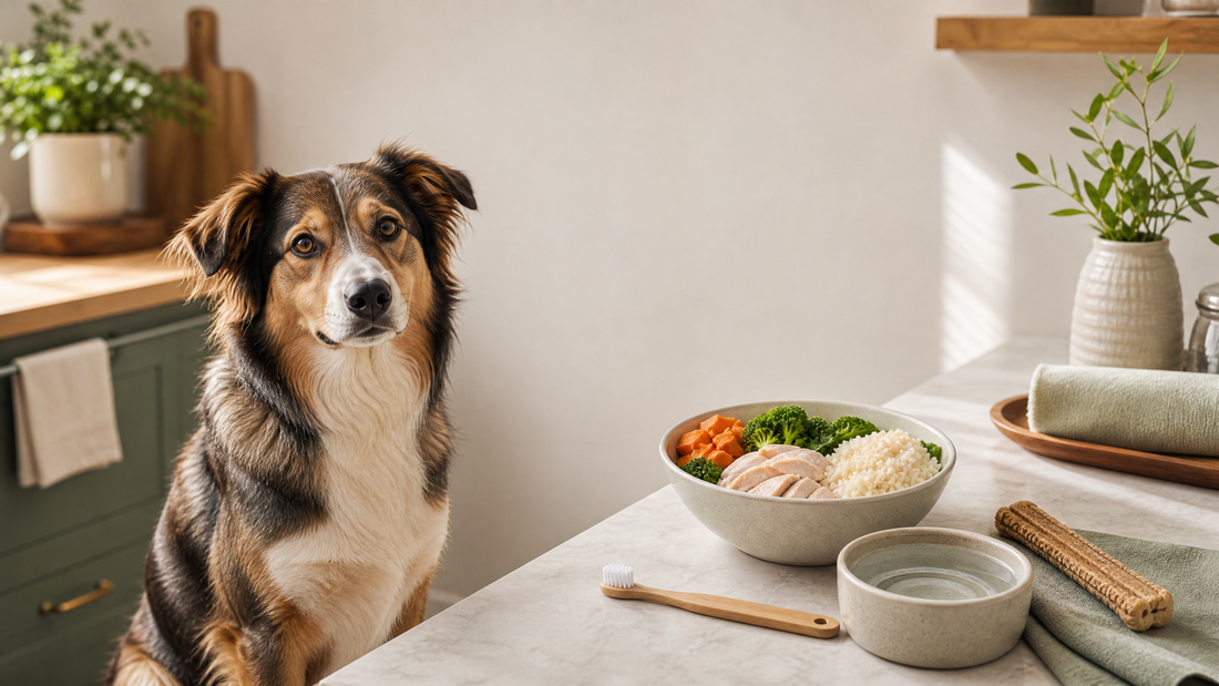 My Dog Has Bad Breath: Is It Normal, or Is Their Mouth Trying to Tell Me Something? | Mylo Pets dog nutrition blog hero image