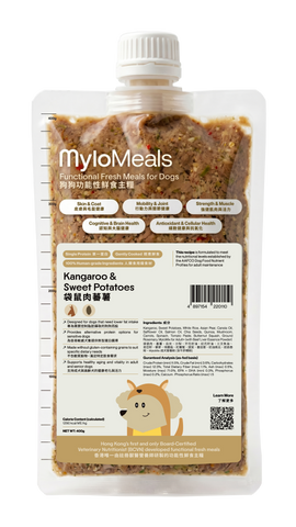 Kangaroo & Sweet Potatoes